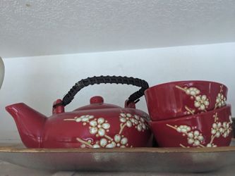 Tea Pots Tea Cups + Ceramic Pitchers