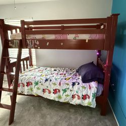Twin size bunk bed