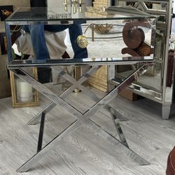 Mirror End Table