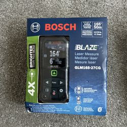 Bosch BLAZE 165' Laser Measure With Batteries GLM165-27CG 🔥 NEW 🔥