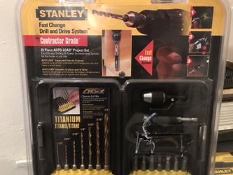 Stanley fast change drill & drive system w: case