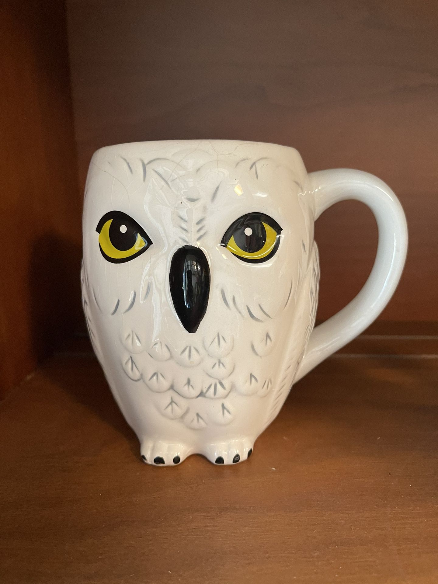 Harry Potter Hedwig Owl Mug Cup Ceramic Fantasy Magic Figural Collectable