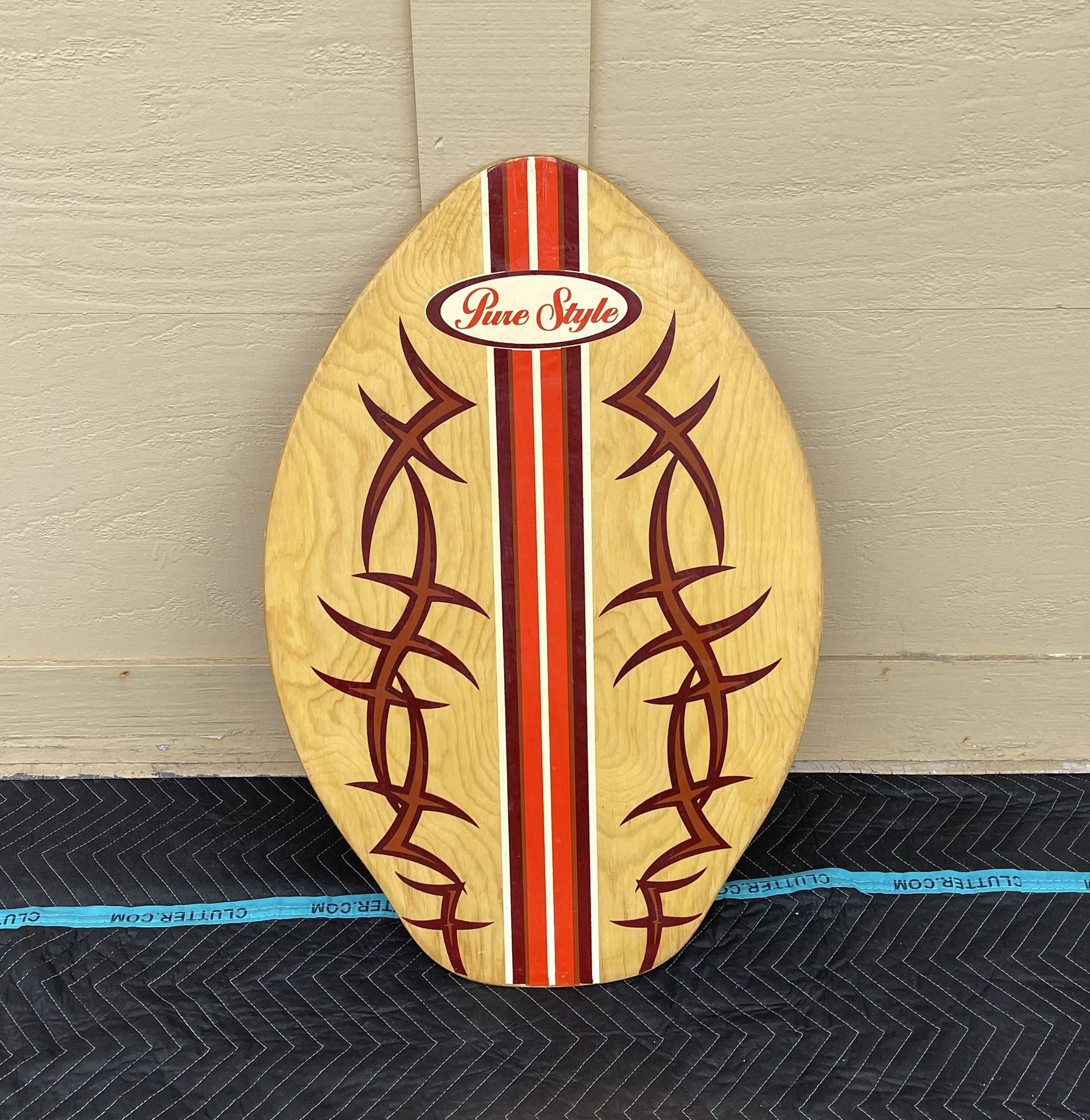 30” Pure Style Wooden Vintage Style Skim Board