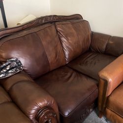 Leather Couch