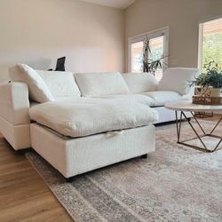 White Cloud Couch(In box)- Fully modular- Free Delivery
