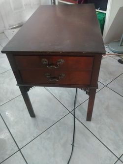 Imperial Mohagony End Table Antique Reduced Price, Ask