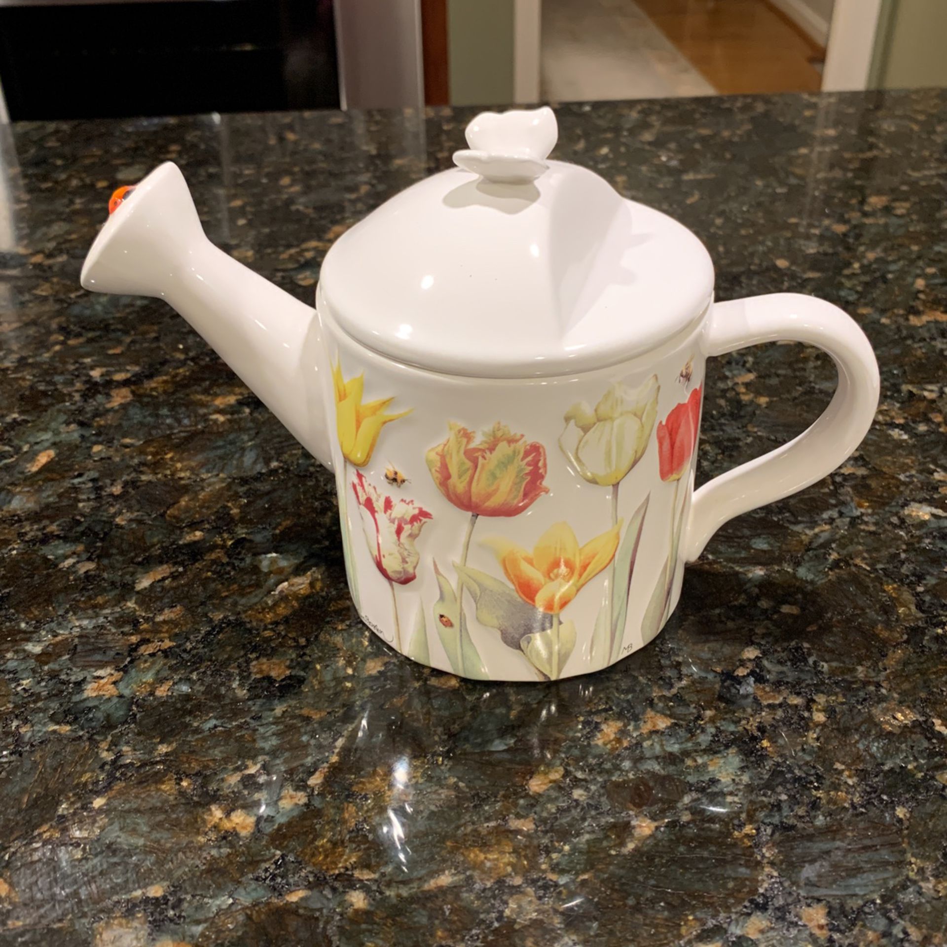 REDUCED 20%! Beautiful Springtime Teapot!