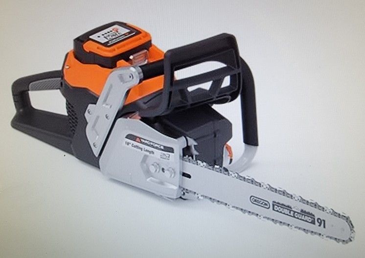 Yard Force YF120vRX 120v Lithium-Ion 18” Chainsaw with Oregon Bar and Chain-Complete with Battery and Fast Charger Included

