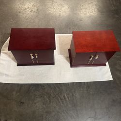 Large Vintage Wooden Jewelry Box with 6 Tiers for Organized Storage