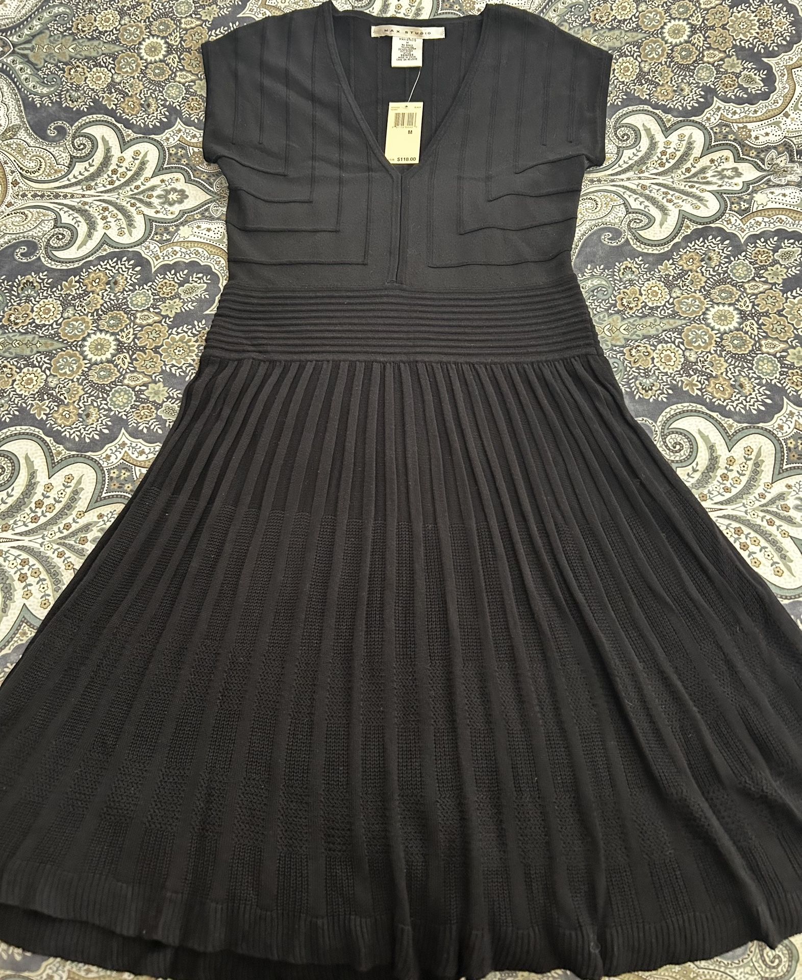Black Knit Max Studio Dress
