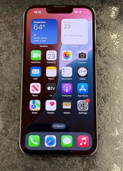 Apple iPhone 13 Pro 128GB Silver Spectrum Mobile Locked 75% Battery Used