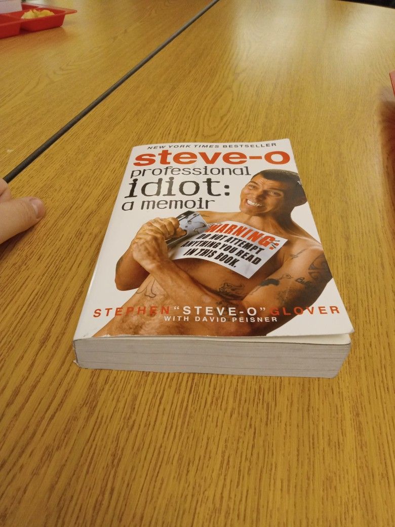 Steve-o Professional Idiot: A Memoir [SIGNED] Cash Only