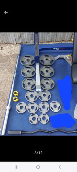 Pro HR600 Fitness Gear Squat rack / gym / gymnasio / Olympic Weight Plates / pesas / bench press / Power Rack / Fitness