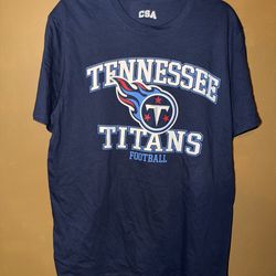CSA NFL Football Tennessee Titans Graphic T Shirt Men’s Size Large Brand New Without Tags