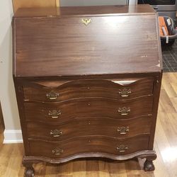 MANDEL BROTHERS CHICAGO Antique fold out Desk and dresser.
