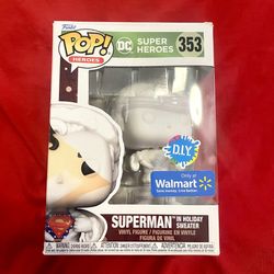 Funko Pop! DIY Dc Comics Superman In Holiday Sweater 