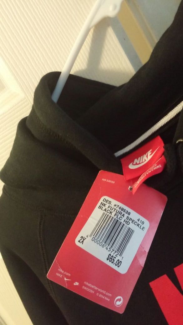 New nike hoodie xxl