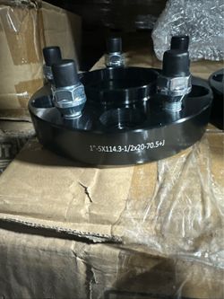 [223]. 1inch 5x114.3mm Wheel Spacers Compatible with Ford Ranger Explorer Edge Compatible with Mazda B2500,B3000, B4000, Navajo, 70.5mm Bore & 1/2x20