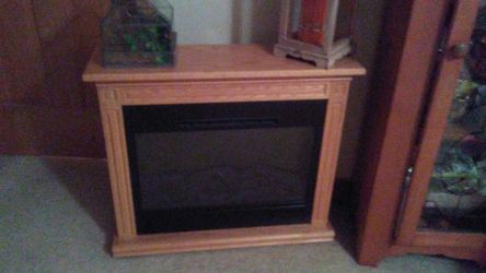 Amish rolling fireplace