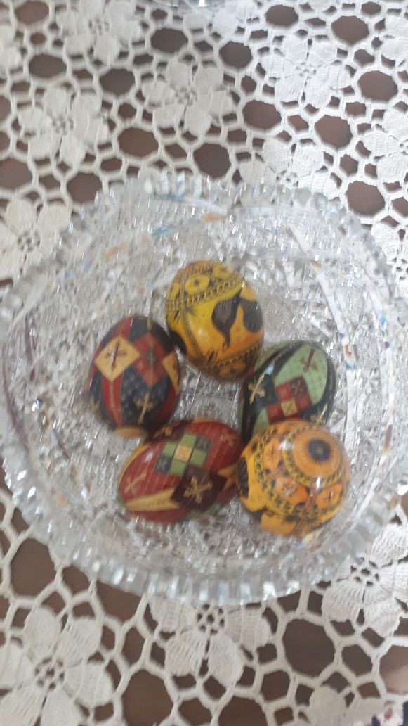 Hand painted Russian Easter eggs