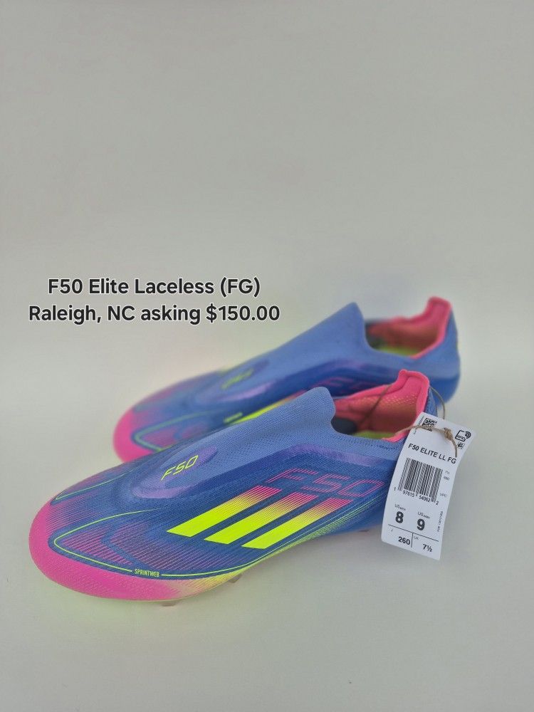 Adidas F50 Elite FG Laceless (Boots Only)