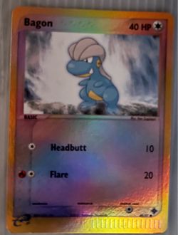 Bagon Holo E Series DragonPokémon Trading Card