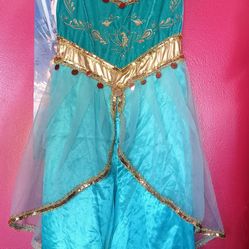 Princess Jazmine Halloween Costume Size 7-8