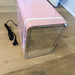 Like-New Skin Care Mini-Fridge (Cooling and Warming) with Mirror By Cutie World 