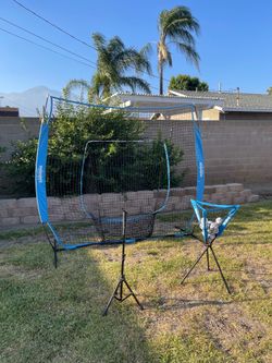 Zupapa Baseball Training Net and Tee combo
