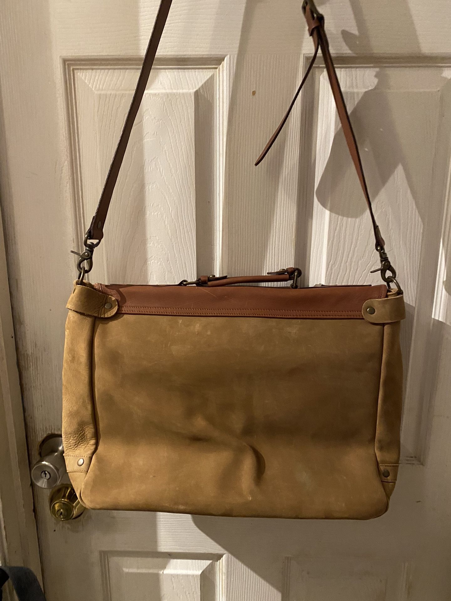 Leather Messenger Bag