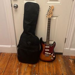 Squier Strat Guitar w/ Case