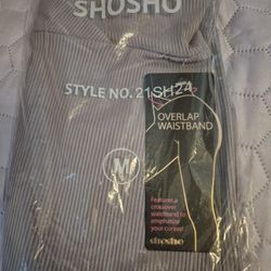 Overlap Waistband Yoga Pants