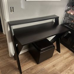 Desk With Ottoman