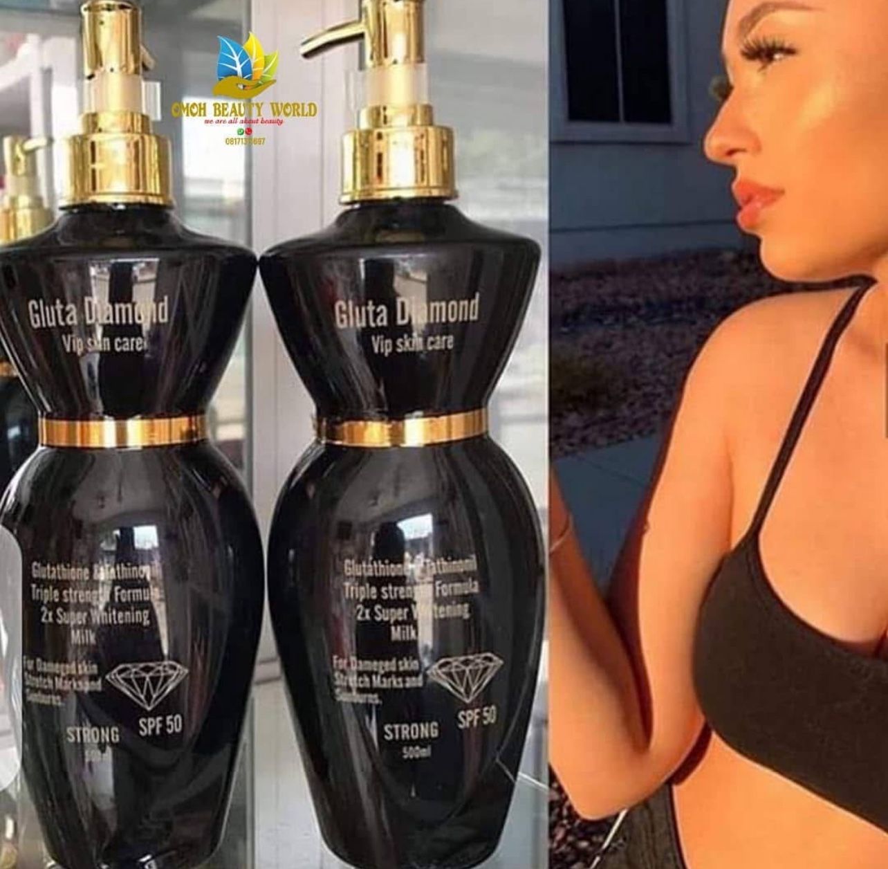 GLUTA DIAMOND VIP SKINCARE LOTION 500ml