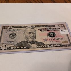 $50 Uncirculated Star Notes