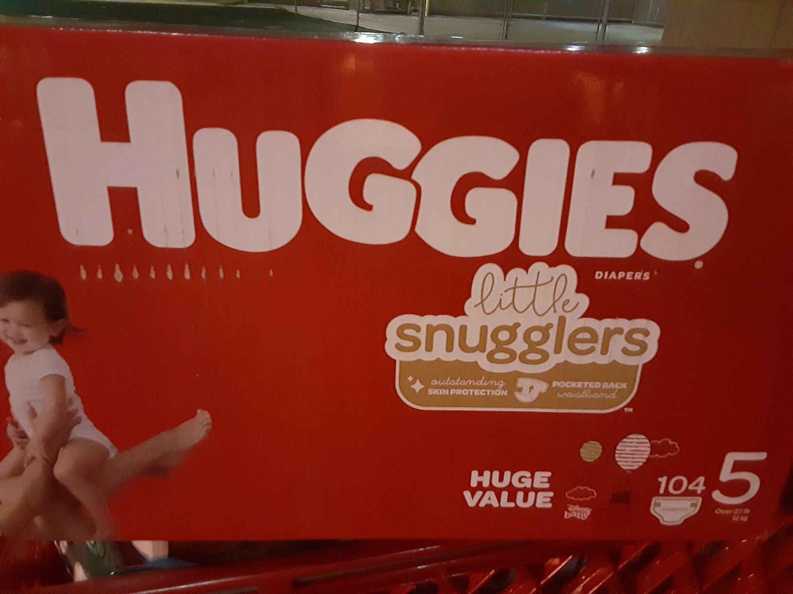 Huggies Little Snugglers 104 count SIZE 4 & 5