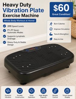 Great condition sturdy vibration plate