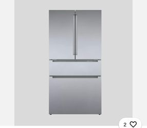 800 Series 36 in. 21 cu. ft. Smart Counter Depth French Door Recessed Handle Refrigerator Stainless