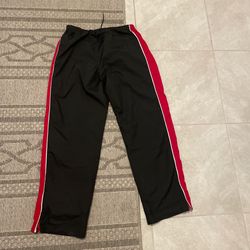 black red nike sweats