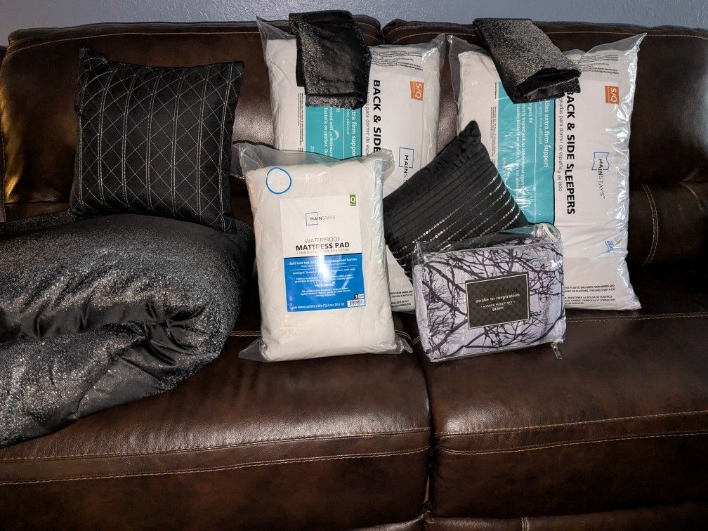 Double Bed With Strong Bed Frame ETC..