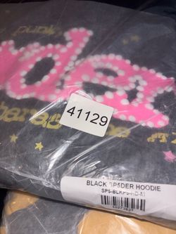 Spider Black and Pink Hoodie