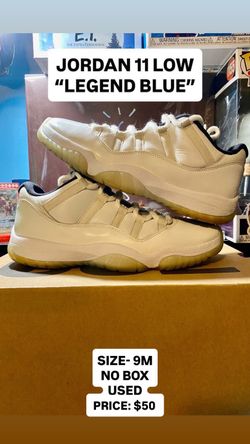 JORDAN 11 LOW LEGEND BLUE