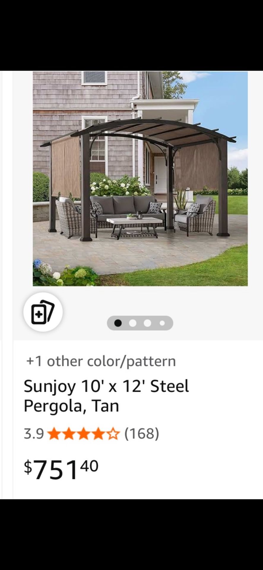 Sombra Para Patio Nueva En Paquete $220