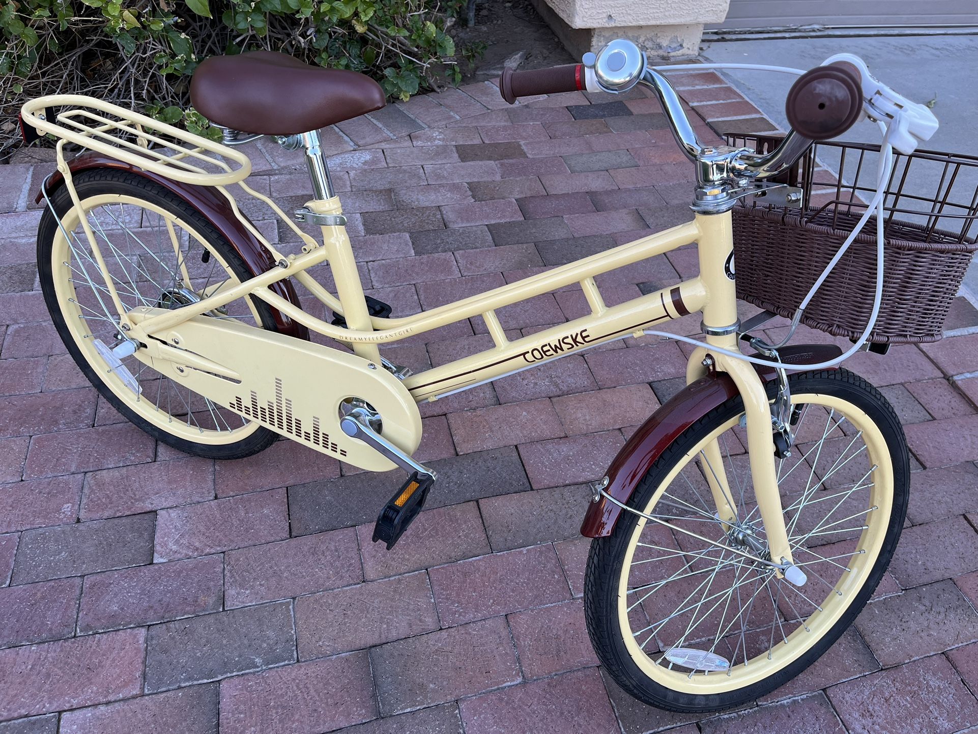 20” Coewske Kids Bicycle with handbrake and kickstand 