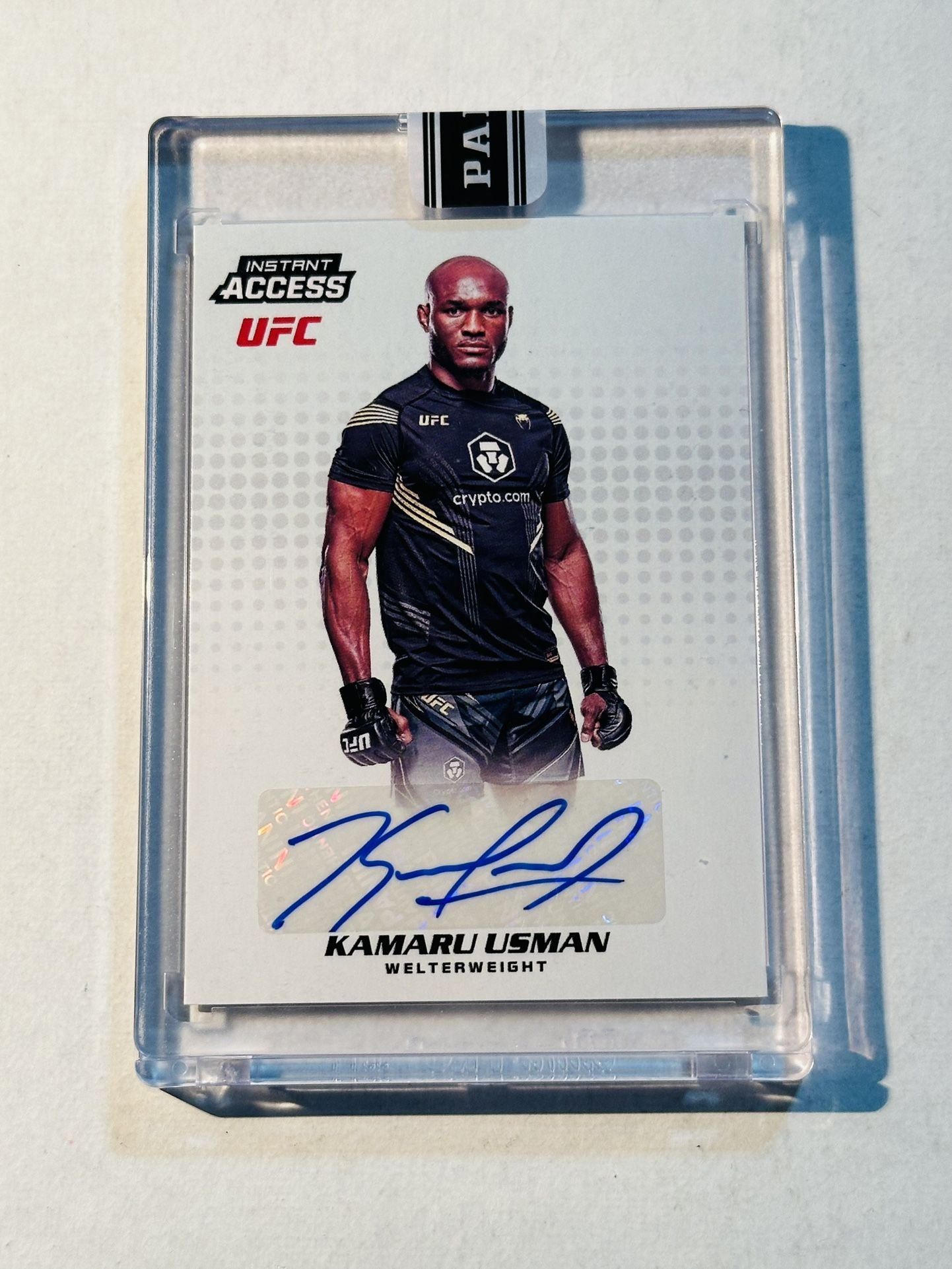 Kamura Usman UFC Autograph Card