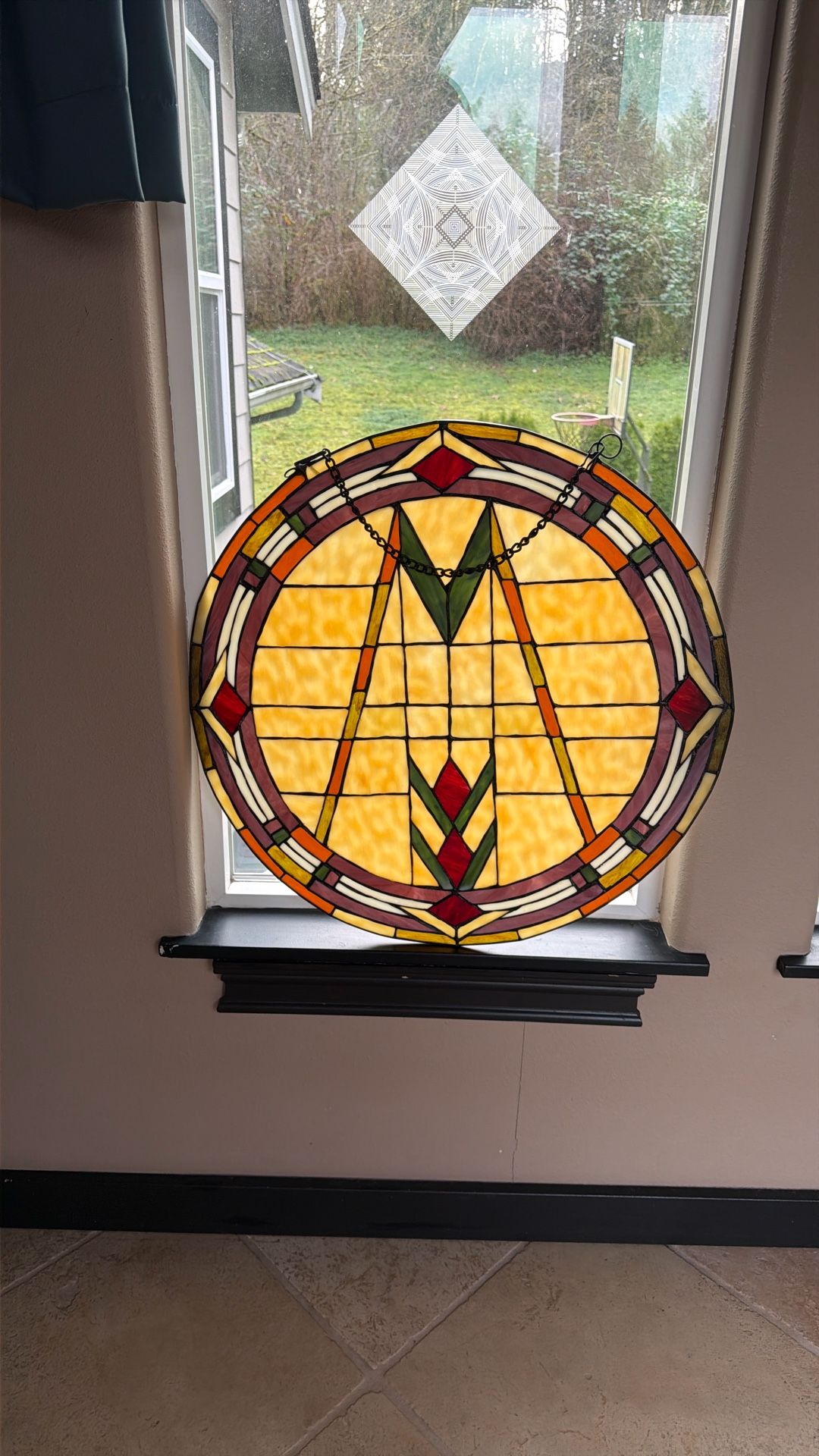 2 Stain Glass hangers. Both For $60