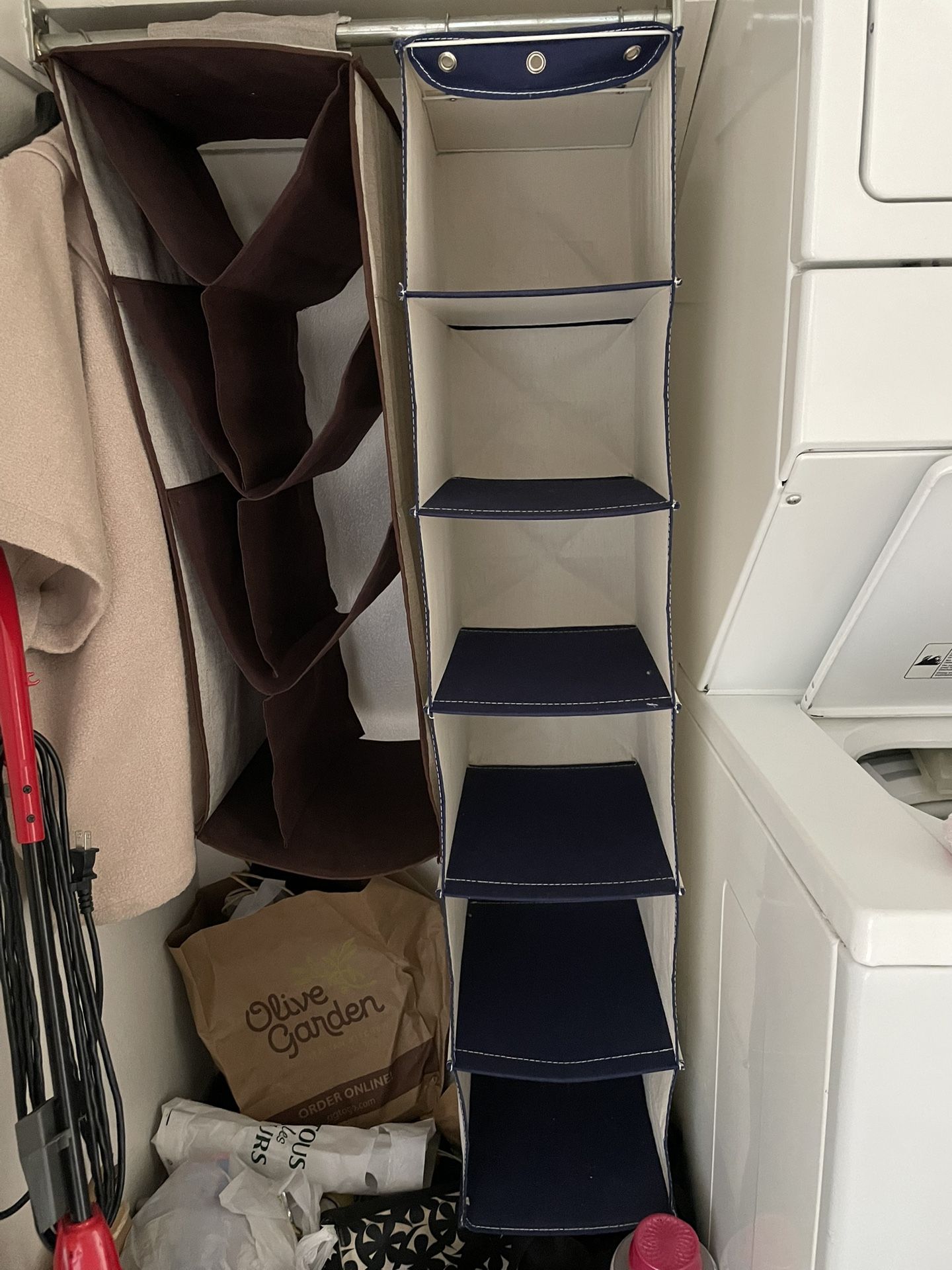 2 Of Hanging Shelf Closet Organizer Sets