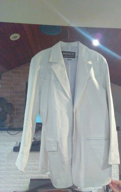 Men's leather coat