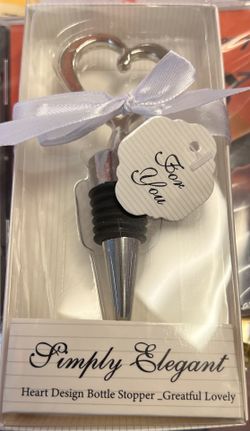 New Heart Design Bottle Stopper