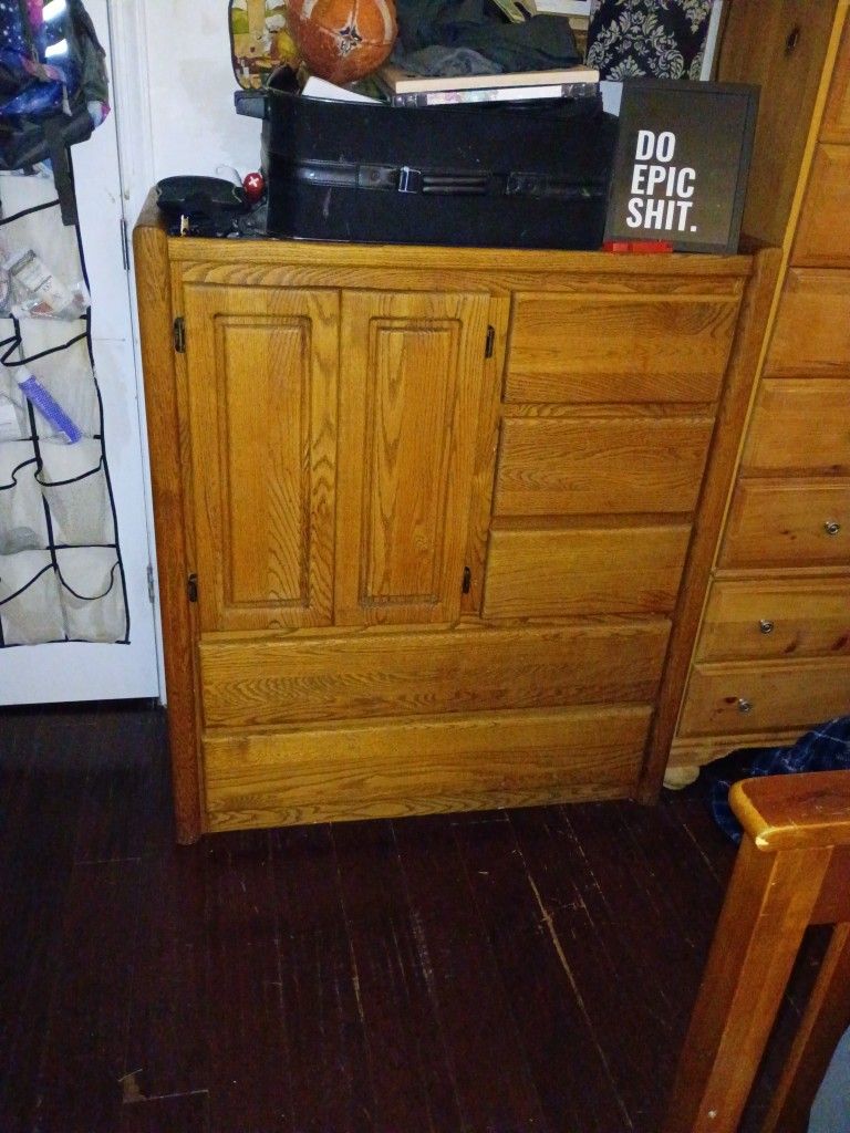 Solid Oak Dresser